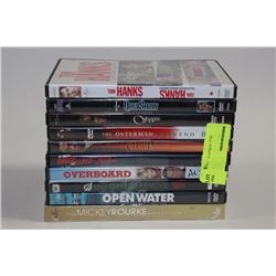 BUNDLE OF 10 DVDS (ALL IN GREAT CONDITION OR NEW)