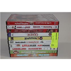 BUNDLE OF 10 DVDS (ALL IN GREAT CONDITION OR NEW)