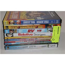 BUNDLE OF 10 DVDS (ALL IN GREAT CONDITION OR NEW)