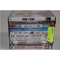 BUNDLE OF 10 DVDS (ALL IN GREAT CONDITION OR NEW)
