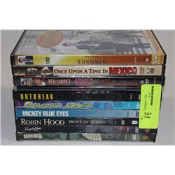 BUNDLE OF 10 DVDS (ALL IN GREAT CONDITION OR NEW)