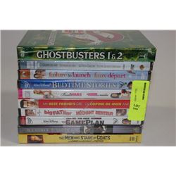 BUNDLE OF 10 DVDS (ALL IN GREAT CONDITION OR NEW)