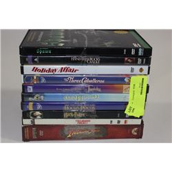 BUNDLE OF 10 DVDS (ALL IN GREAT CONDITION OR NEW)