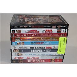 BUNDLE OF 10 DVDS (ALL IN GREAT CONDITION OR NEW)