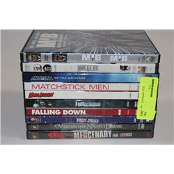 BUNDLE OF 10 DVDS (ALL IN GREAT CONDITION OR NEW)