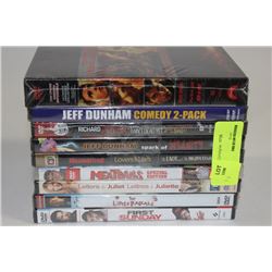 BUNDLE OF 10 DVDS (ALL IN GREAT CONDITION OR NEW)