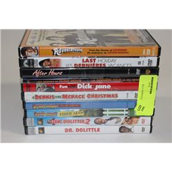 BUNDLE OF 10 DVDS (ALL IN GREAT CONDITION OR NEW)