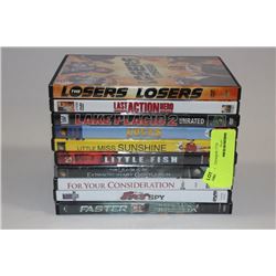 BUNDLE OF 10 DVDS (ALL IN GREAT CONDITION OR NEW)