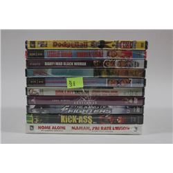 BUNDLE OF 10 DVDS (ALL IN GREAT CONDITION OR NEW)