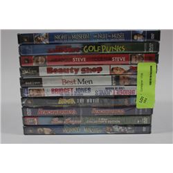 BUNDLE OF 10 DVDS (ALL IN GREAT CONDITION OR NEW)