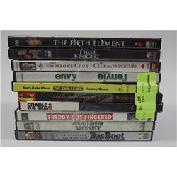 BUNDLE OF 10 DVDS (ALL IN GREAT CONDITION OR NEW)