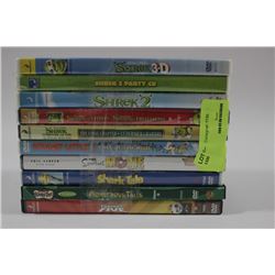 BUNDLE OF 10 DVDS (ALL IN GREAT CONDITION OR NEW)
