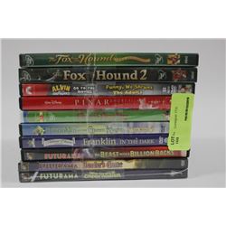BUNDLE OF 10 DVDS (ALL IN GREAT CONDITION OR NEW)