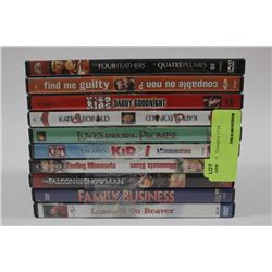 BUNDLE OF 10 DVDS (ALL IN GREAT CONDITION OR NEW)