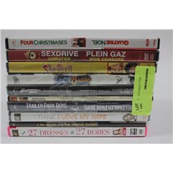BUNDLE OF 10 DVDS (ALL IN GREAT CONDITION OR NEW)