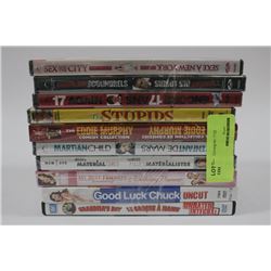 BUNDLE OF 10 DVDS (ALL IN GREAT CONDITION OR NEW)