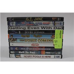BUNDLE OF 10 DVDS (ALL IN GREAT CONDITION OR NEW)