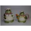 Image 1 : MATCHING FROG COOKIE JAR & TEAPOT