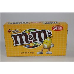 CASE OF 24 PACKS M&M PEANUTS