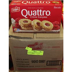 CASE OF LECLERC RASPBERRY FRENCH CREMES