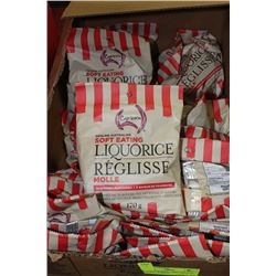CASE OF 24 BAGS CAPRICORN SOFT EATING LICORICE