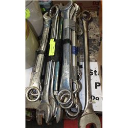 LOT OF ASSORTED HEAVY DUTY WRENCHES