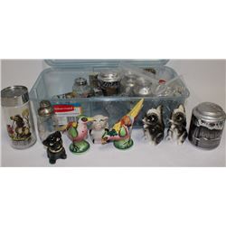COLLECTION OF SALT & PEPPER SHAKERS