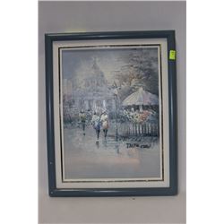 FRAMED OIL PAINTING