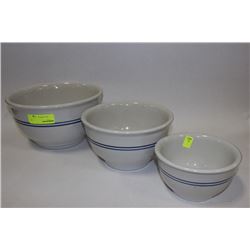 GIBSON 3 PIECE BOWL SET