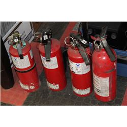 FIRE EXTINGUISHER WITH CHARGE X 4