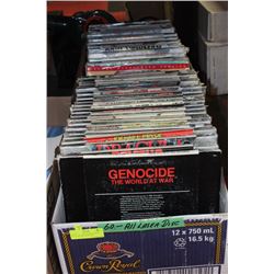 TWO BOXES OF SOUNDTRACK LASER DISCS