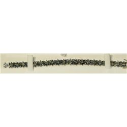 STERLING SILVER SAPPHIRE (15CT) BRACELET