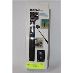 NEW SELFIE ROD WITH BLUETOOTH REMOTE (BLACK)