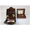Image 1 : TWO CIGAR BOXES WITH CONTENTS