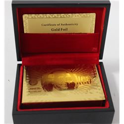 24KT GOLD PLATED PLAYING CARDS IN CASE