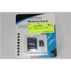 NEW MICRO SD CARD, 128 GIG