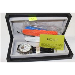 NEW VOLO AMALDI MENS WATCH MSRP $4.450 BANDS $39.00 EACH