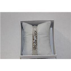 SILVER VINE BANGLE BRACELET