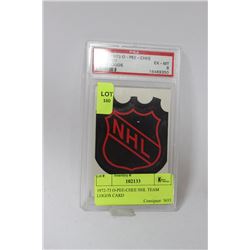 1972-73 O-PEE-CHEE NHL TEAM LOGOS CARD
