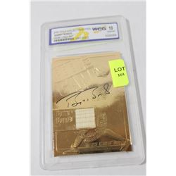 2000 BARRY BONDS 23KT GOLD 'FEEL THE GAME' CARD