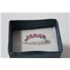Image 1 : SILVER RING .925% W/ NATURAL RUBY SIZE 8.5 (2.0G)