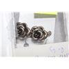 Image 1 : SILVER EARRING .925% 8.6G