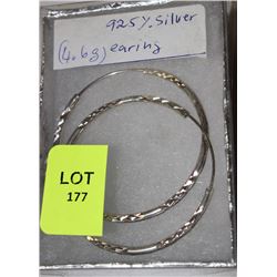 SILVER EARRING .925% 4.6G