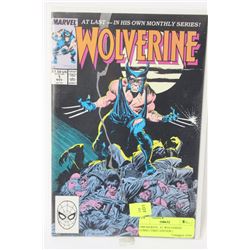 1988 MARVEL  #1 'WOLVERINE' COMIC( FIRST EDITION )