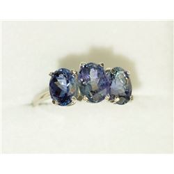 14K GOLD TANZANITE RING