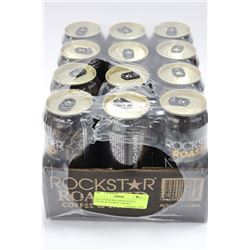 CASE OF ROCKSTAR ROASTED COFFEE ENERGY DRINKS