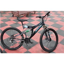 CCM 24 SPEED FULL SUSPENSION MOUNTAIN BIKE WITH