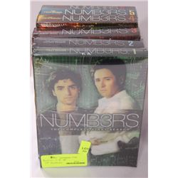 SEASON 1 - 6 OF NUMB3RS DVD BOX SETS