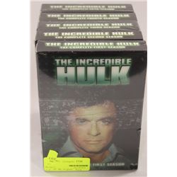 SEASON 1-5 OF THE INCREDIBLE HULK DVD BOX SETS