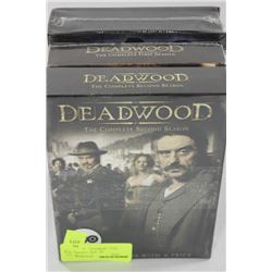 SEASON 1-3 OF DEADWOOD DVD BOX SETS
